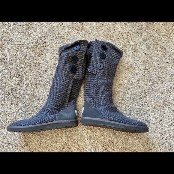 UGGS BOOTS GRAY TALL COVERTS TO SHORT 9 - Picture 5 of 9